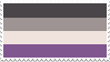 asexual pride flag stamp