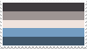 alternative aroace pride flag stamp (blue and black)