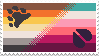 web stamp with bear pride flag and cow pride flag created by razzytism