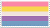 bigender pride flag stamp