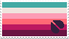 web stamp with cow pride flag created by razzytism