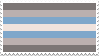 demi-boy pride flag stamp
