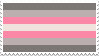 demi-girl pride flag stamp