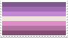 femme pride flag stamp
