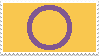 intersex pride flag stamp