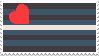 leather pride flag stamp