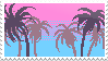 palm trees stamp by FINS