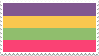 sapphic pride flag stamp